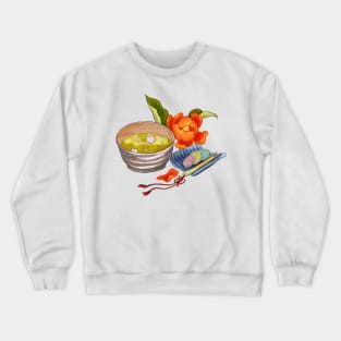 Minhwa: Korean Tea Time F Type Crewneck Sweatshirt